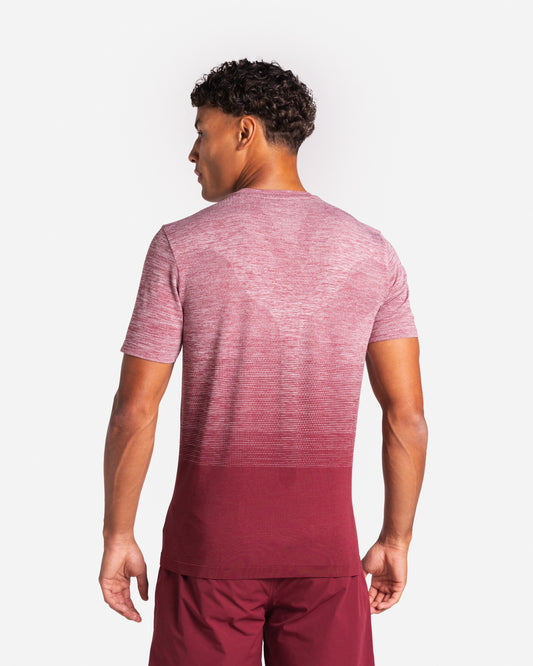 Gradient Seamless T-Shirt - Dark Carmine