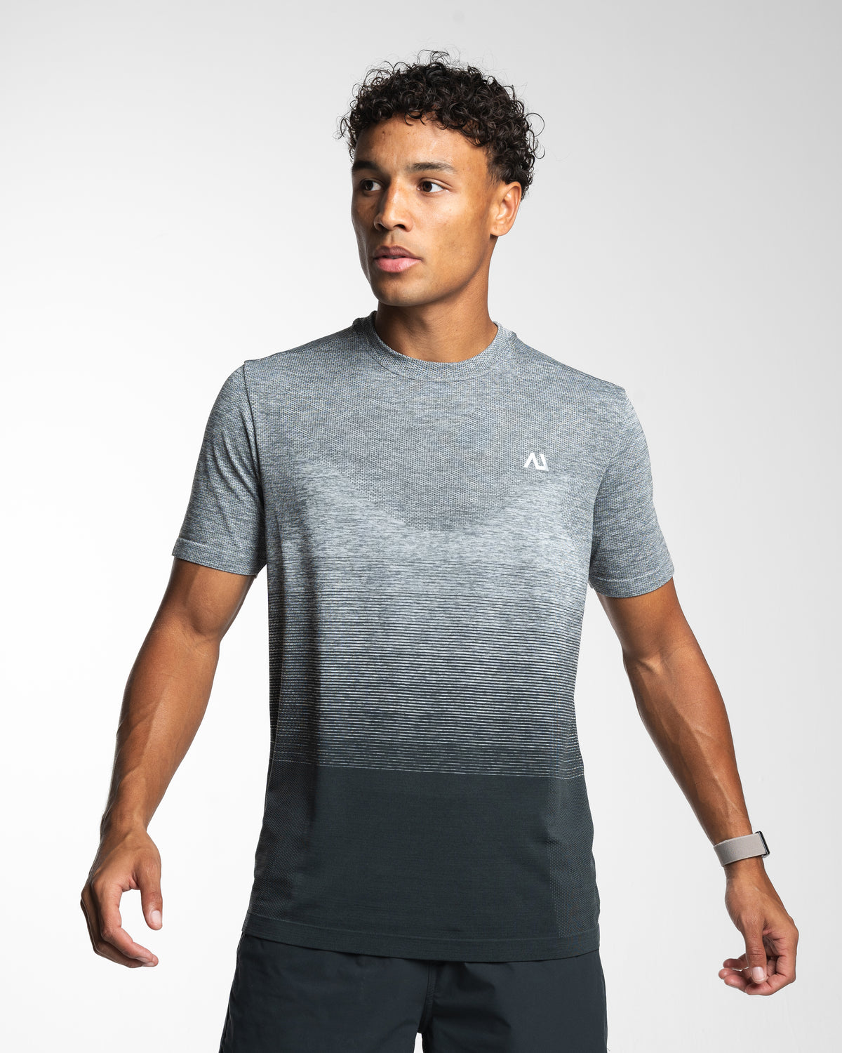 Gradient Seamless T-Shirt - Slate Grey