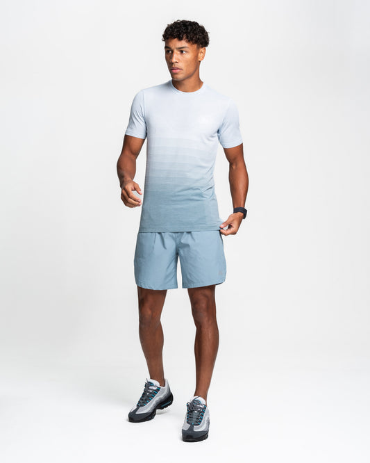 Gradient Seamless T-Shirt - Arctic Blue