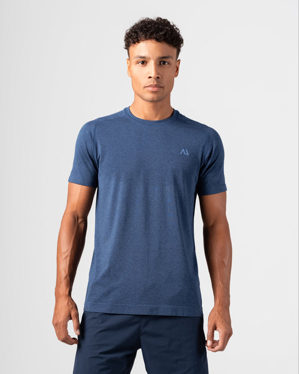 Versa Knit T-shirt - Obsidian Blue